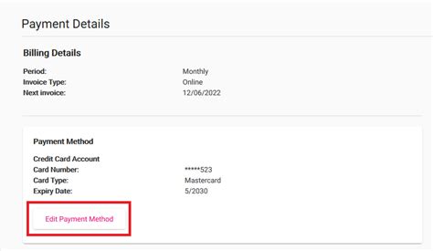 my payment account.